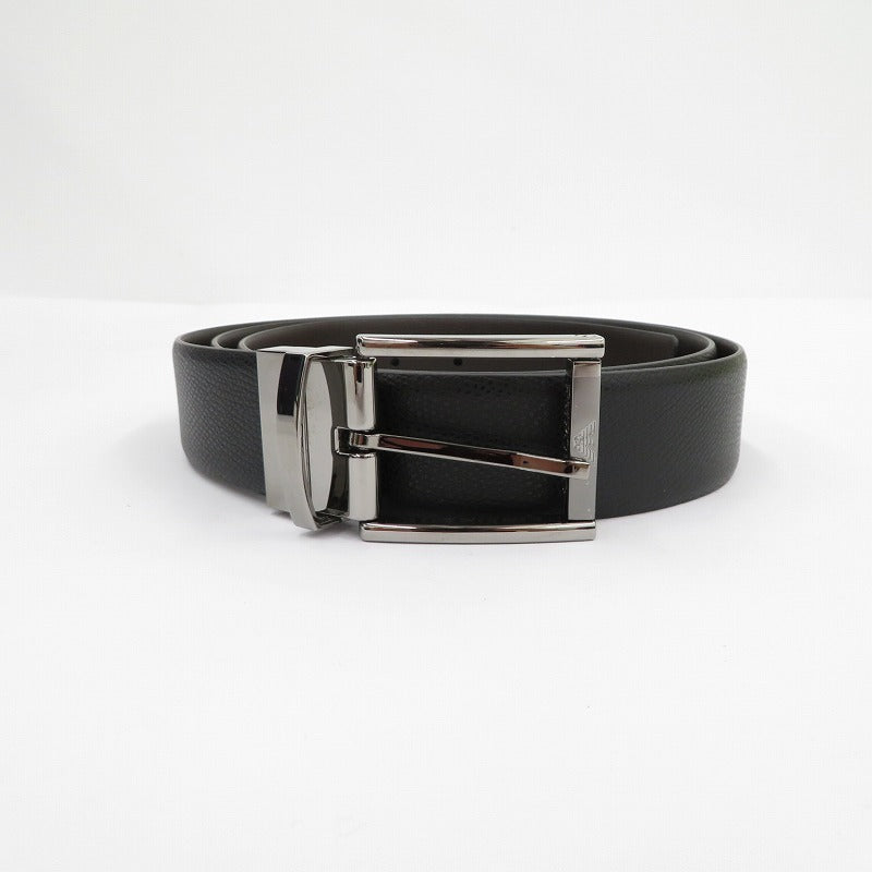Emporio Armani | エンポリオ・アルマーニ リバーシブルタイプベルト ベルト Y4S071 YKL1J ブラック【瀬戸大橋店】
