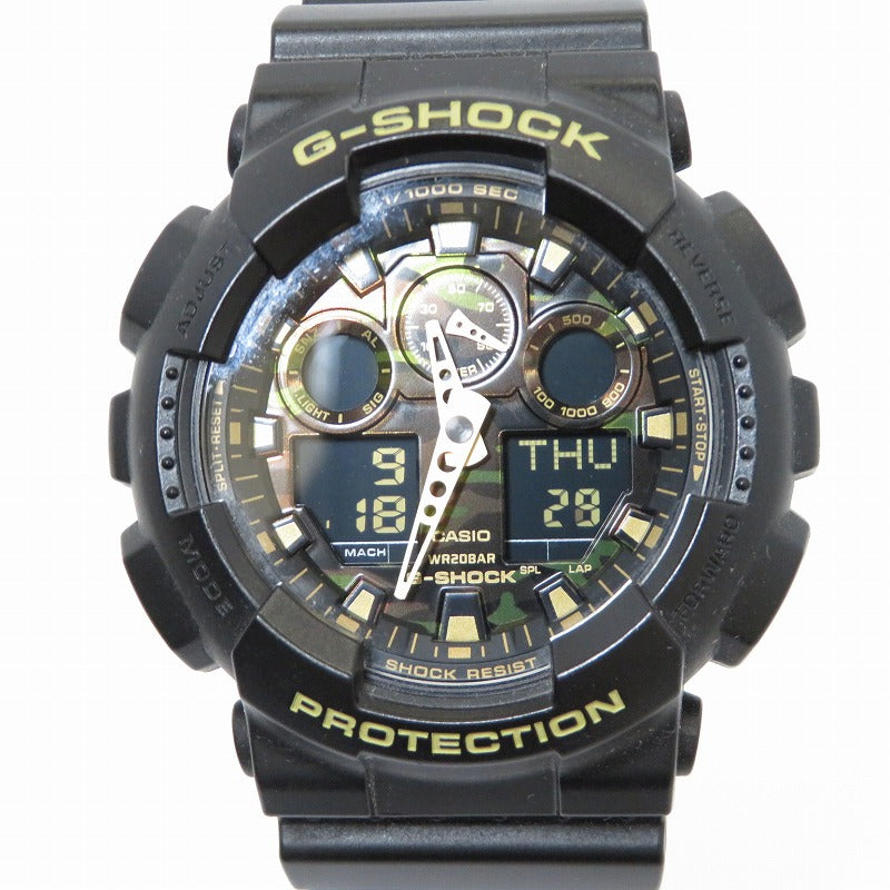 G-SHOCK | ジーショック 腕時計 GA-100CF-1A9JF ブラック【瀬戸大橋店】