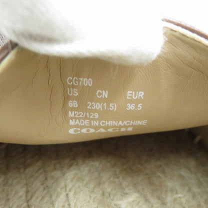 COACH | コーチ COLLINS COATED CANVA スリッポン CG700 ベージュ 24cm【瀬戸大橋店】