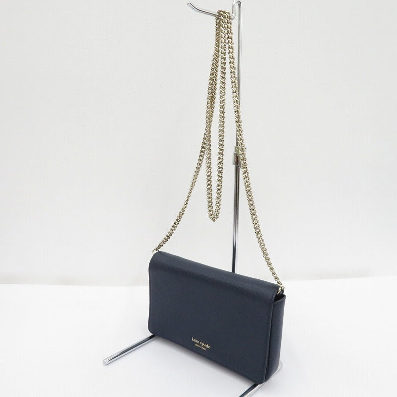 kate spade NEW YORK | ケイトスペードニューヨーク SYLVIA CHAIN WALLET ショルダーバッグ PWRU7201 ネイビー【瀬戸大橋店】