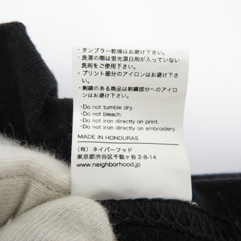 NEIGHBORHOOD | ネイバーフッド NHXASSC.TEE 長袖Ｔシャツ ブラック サイズ：XL【瀬戸大橋店】