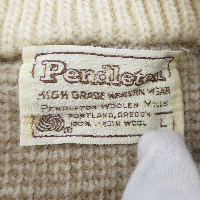 PENDLETON | ペンドルトン ニット ベージュ サイズ：L【瀬戸大橋店】