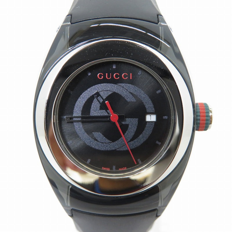 GUCCI | グッチ 腕時計 137.3 ブラック【瀬戸大橋店】