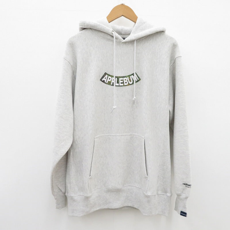 APPLE BUM | アップルバム ×RAIDBACK CRSB WORM SWEAT PARKA パーカー GT2320401 グレー サイズ：XL【瀬戸大橋店】