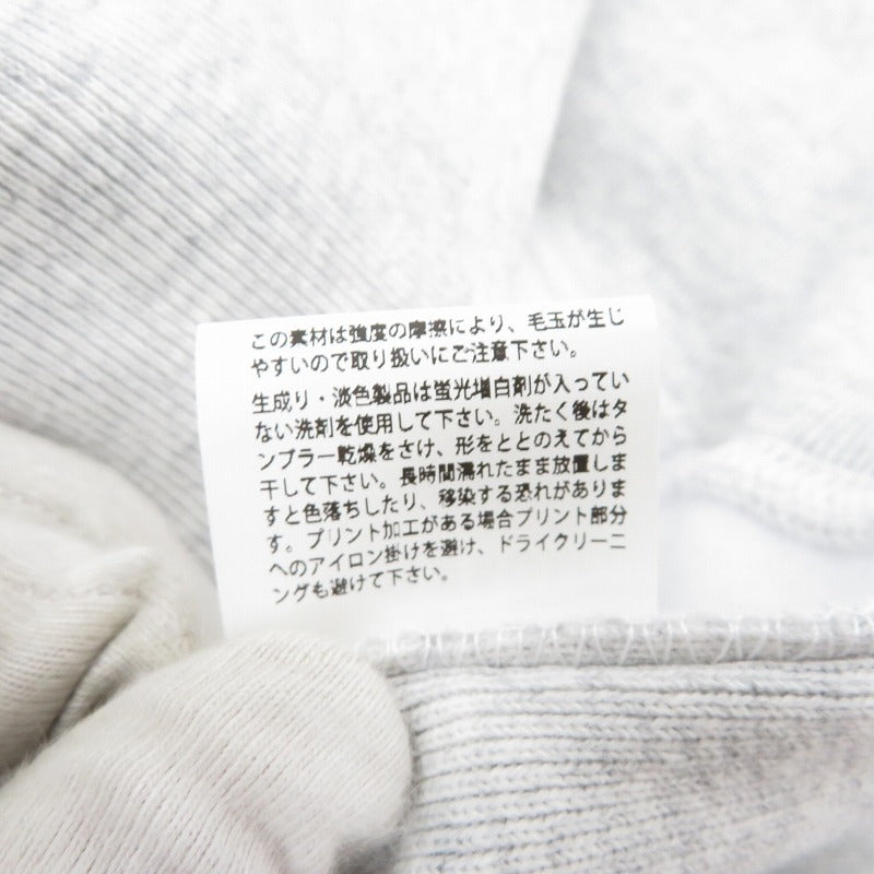 APPLE BUM | アップルバム ×RAIDBACK CRSB WORM SWEAT PARKA パーカー GT2320401 グレー サイズ：XL【瀬戸大橋店】