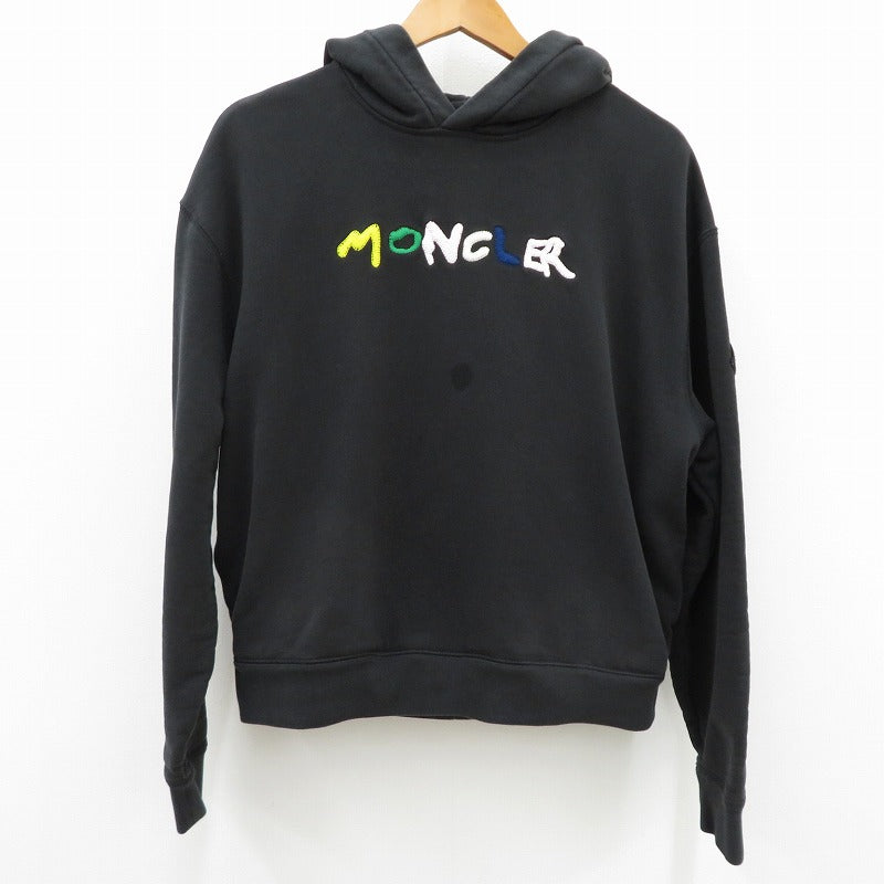 MONCLER | モンクレール HOODIE パーカー J10918G00020 ブラック サイズ：M【瀬戸大橋店】