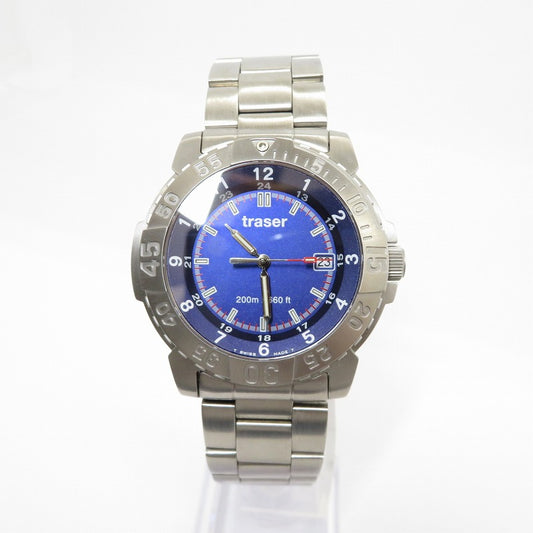 tracer | トレーサー Traser 200m SUPER SPORT TRITIUM 腕時計 ネイビー【瀬戸大橋店】