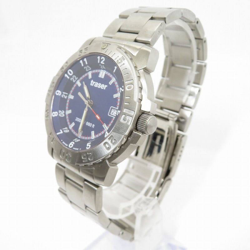 tracer | トレーサー Traser 200m SUPER SPORT TRITIUM 腕時計 ネイビー【瀬戸大橋店】