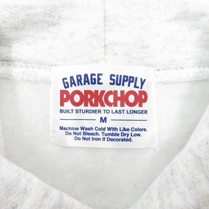 PORK CHOP | ポークチョップ PORK BACK HOODIE パーカー グレー サイズ：M【瀬戸大橋店】
