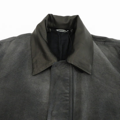 AURALEE | オーラリー PRODUCT DYED ORGANIC COTTON DUCK BLOUSON その他アウター A25AB01CD ブラック サイズ：3【瀬戸大橋店】