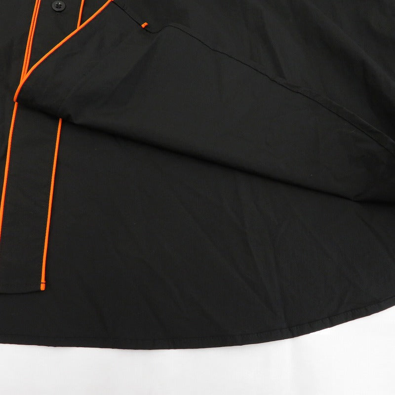NYLON BASEBALL SHIRTS 半袖シャツ ブラック サイズ：XXXXL【瀬戸大橋店】