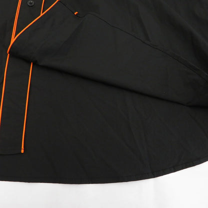 NYLON BASEBALL SHIRTS 半袖シャツ ブラック サイズ：XXXXL【瀬戸大橋店】