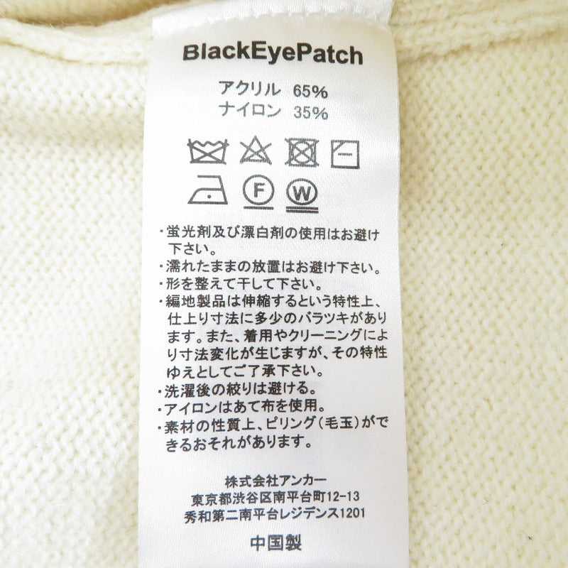 BlackEyePatch | ブラックアイパッチ ニット ベージュ サイズ：XL【瀬戸大橋店】
