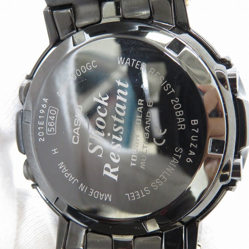G-SHOCK | ジーショック ×PORTER/FULL METAL 腕時計 AWM-500GC-1AJR ブラック【瀬戸大橋店】