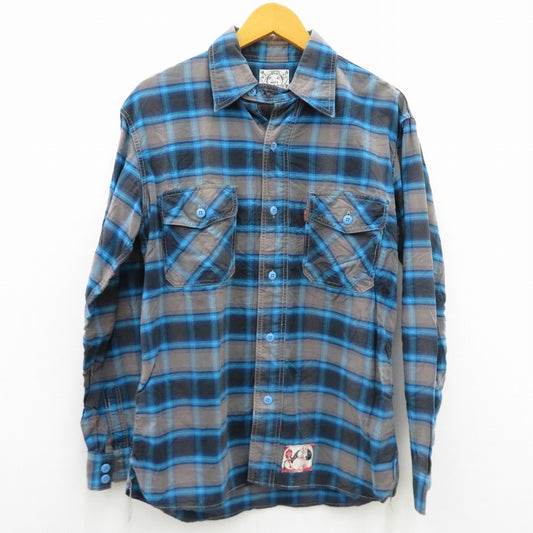 EVISU | エヴィス 長袖シャツ ブルー サイズ：40【瀬戸大橋店】