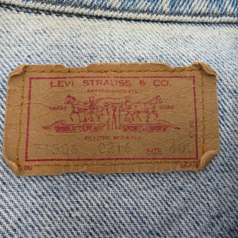 Levi's | リーバイス 4th USA製 デニム 71506-0216 ブルー サイズ：40【瀬戸大橋店】