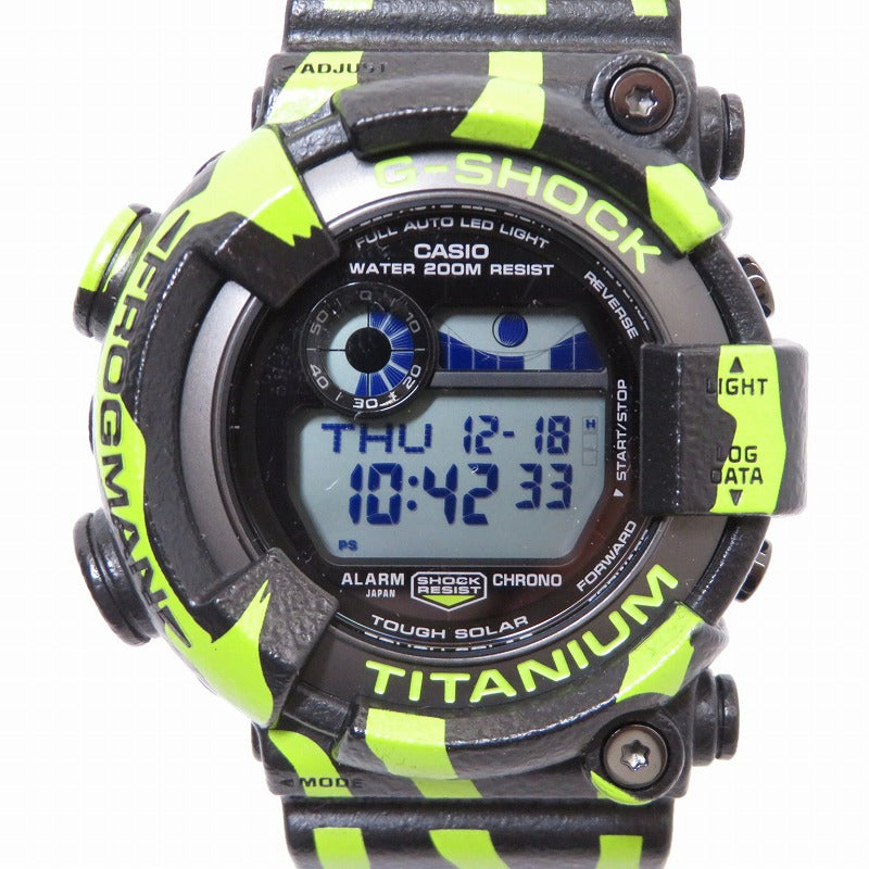 G-SHOCK | ジーショック MASTER OF G-SEA FROGMAN/ミスジヤドクガエル 腕時計 GW-8200TPF-1JR ブラック【瀬戸大橋店】