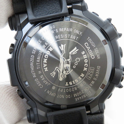 G-SHOCK | ジーショック MASTER OF G-SEA FROGMAN/ミスジヤドクガエル 腕時計 GW-8200TPF-1JR ブラック【瀬戸大橋店】