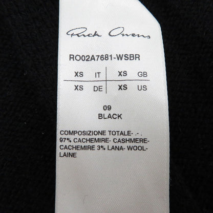 Rick Owens | リックオウエンス セーター RO02A7681-WSBR ブラック サイズ：XS【瀬戸大橋店】