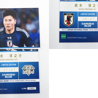 その他ホビー GEM　鈴木淳之介　2025-26日本代表　サッカー【瀬戸大橋店】