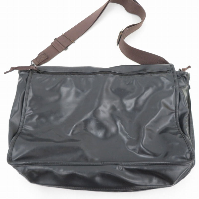 LUGGAGE LABEL | ラゲッジレーベル メッセンジャーバッグ 17-6 ブラック【瀬戸大橋店】