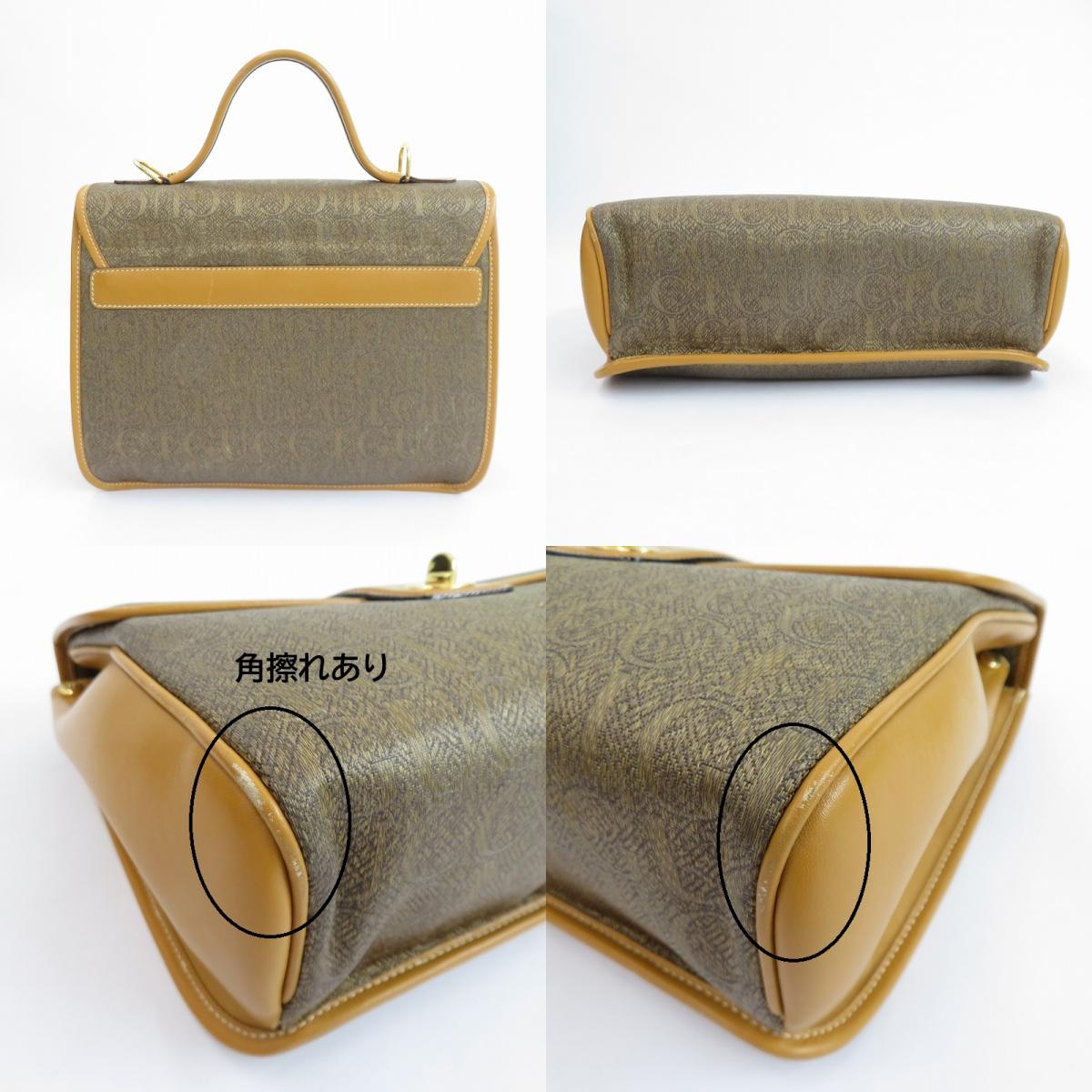 GUCCI | グッチ オールドグッチ ハンドバッグ 000・113・0274 カーキ【瀬戸大橋店】
