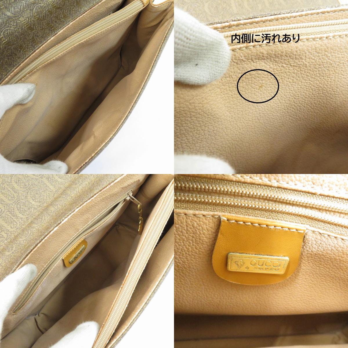 GUCCI | グッチ オールドグッチ ハンドバッグ 000・113・0274 カーキ【瀬戸大橋店】