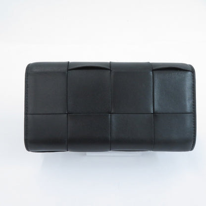 BOTTEGA VENETA | ボッテガヴェネタ カセット ラージ フラップウォレット 長財布 754470 VCQC4 8425 ブラック【瀬戸大橋店】