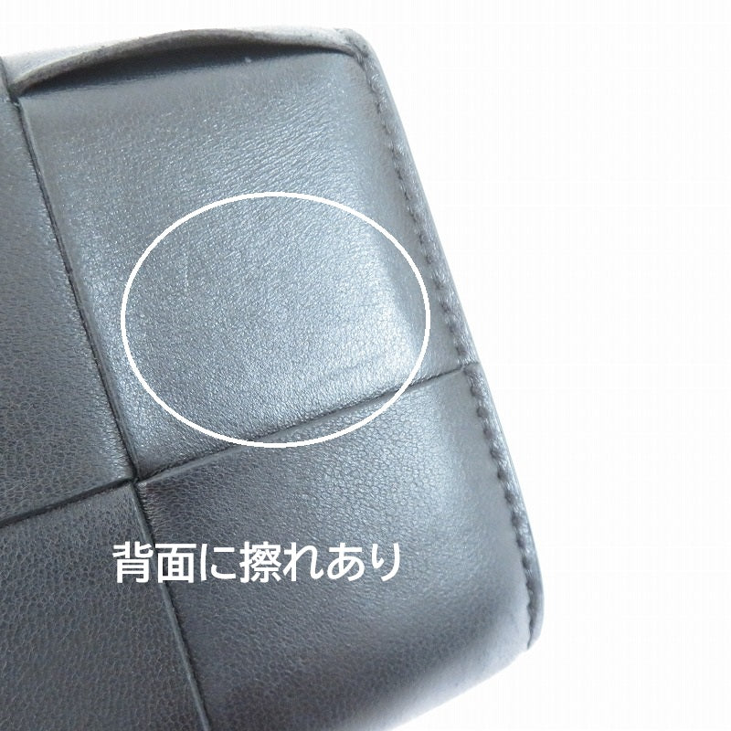 BOTTEGA VENETA | ボッテガヴェネタ カセット ラージ フラップウォレット 長財布 754470 VCQC4 8425 ブラック【瀬戸大橋店】