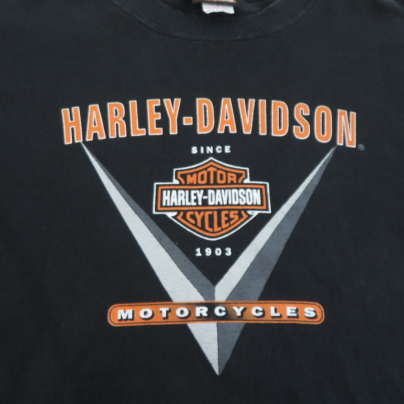 HARLEY-DAVIDSON | ハーレーダビットソン 半袖Ｔシャツ ブラック サイズ：L【瀬戸大橋店】
