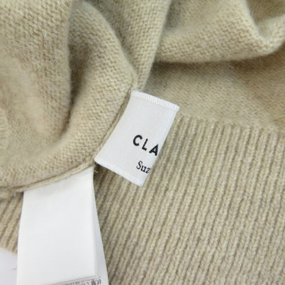 CLANE | クラネ W FACE CENTER SLIT KNIT TOPS ニット 17106-2232 ベージュ サイズ：1【瀬戸大橋店】