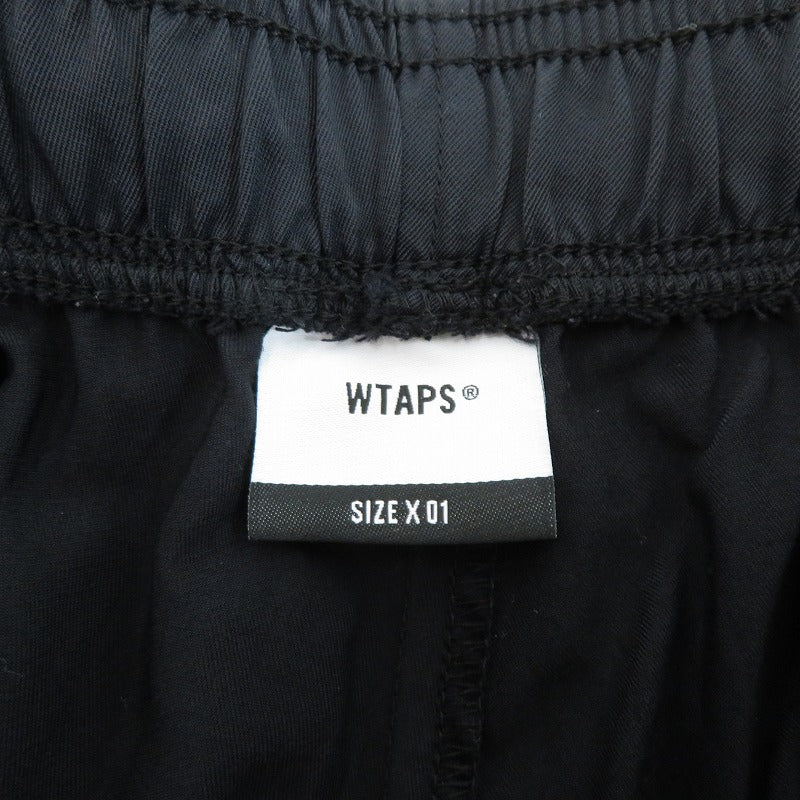 W)TAPS | ダブルタップス ナイロンパンツ パンツ 242CWDT-PTM04 ブラック サイズ：1【瀬戸大橋店】
