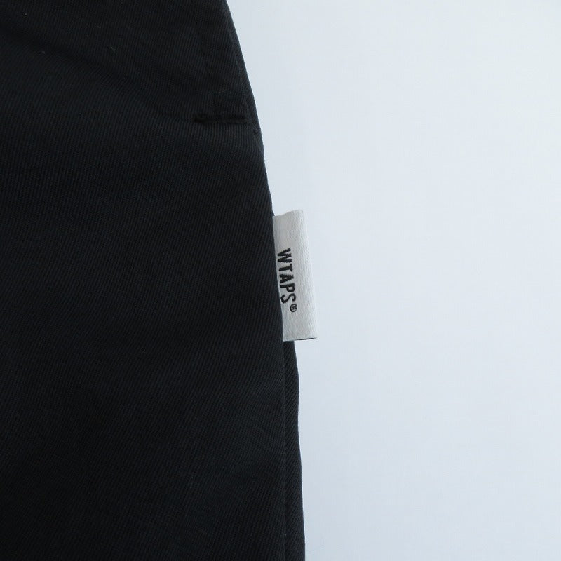 W)TAPS | ダブルタップス ナイロンパンツ パンツ 242CWDT-PTM04 ブラック サイズ：1【瀬戸大橋店】
