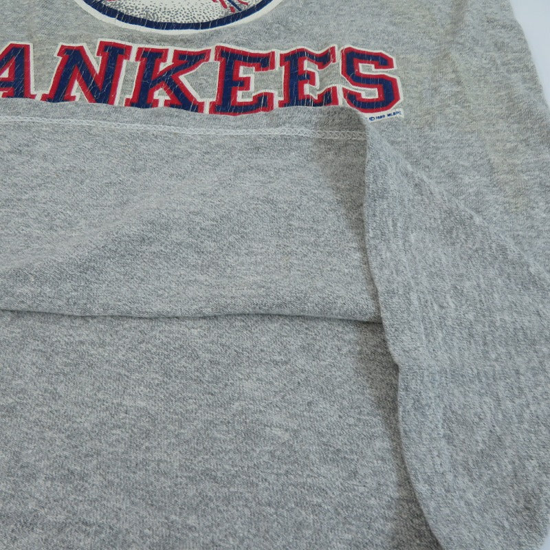 Champion | チャンピオン USA製/NYヤンキース 80’ 半袖Ｔシャツ グレー サイズ：L【瀬戸大橋店】