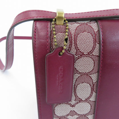 COACH | コーチ シグネチャージャガード アリー ショルダー バッグ 18 ショルダーバッグ L2081-C3760 ボルドー【瀬戸大橋店】