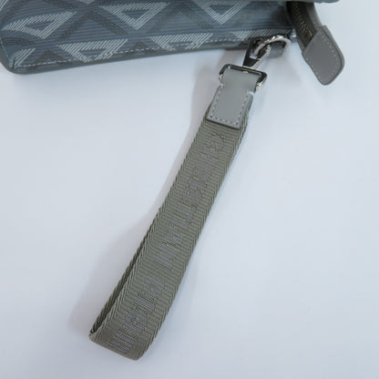 Dior | ディオール CDダイヤモンド A5 トライアングル ポーチ クラッチバッグ グレー【瀬戸大橋店】