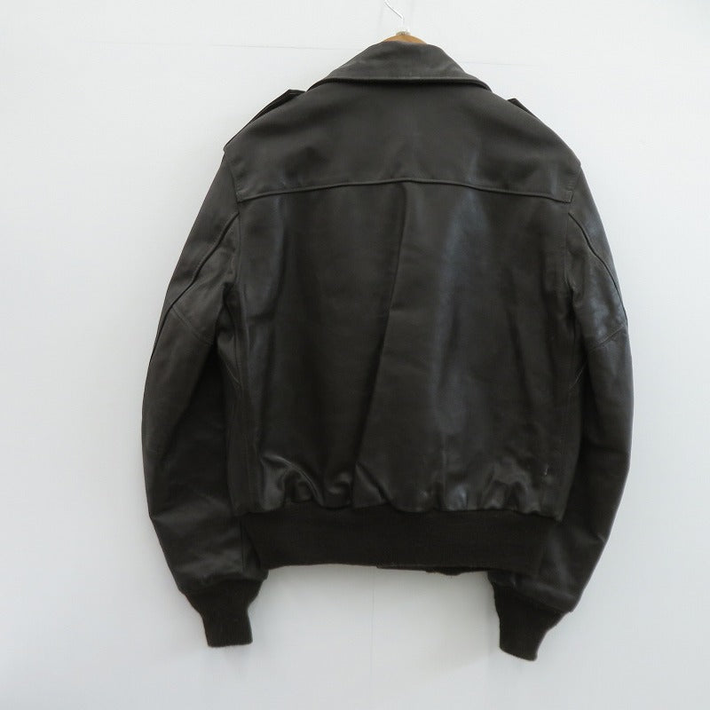 schott | ショット ライダースジャケット レザー 418-453-474-SM ブラウン サイズ：42【瀬戸大橋店】