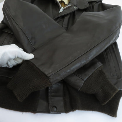schott | ショット ライダースジャケット レザー 418-453-474-SM ブラウン サイズ：42【瀬戸大橋店】
