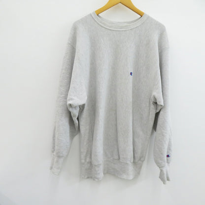 Champion | チャンピオン リバースウィーブ 刺繍タグ スウェット グレー サイズ：XXL【瀬戸大橋店】