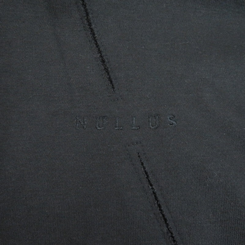 NULLUS ファーダブルジップ パーカー ブラック サイズ：不明【瀬戸大橋店】