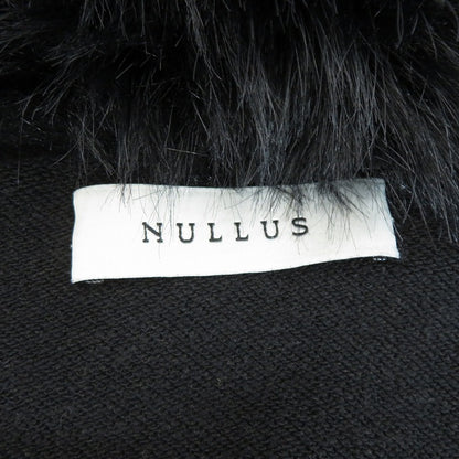 NULLUS ファーダブルジップ パーカー ブラック サイズ：不明【瀬戸大橋店】