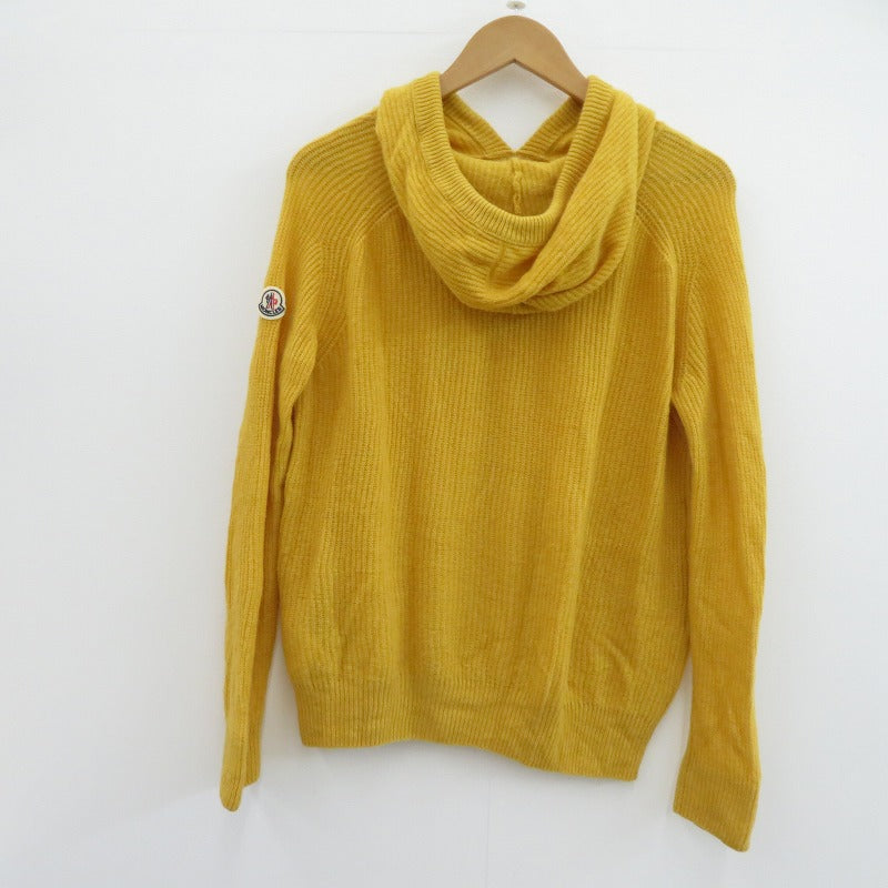 MONCLER | モンクレール GIROCOLLO CON CAPPUCCIO TRICOT ニット H10939G00002 イエロー サイズ：S【瀬戸大橋店】