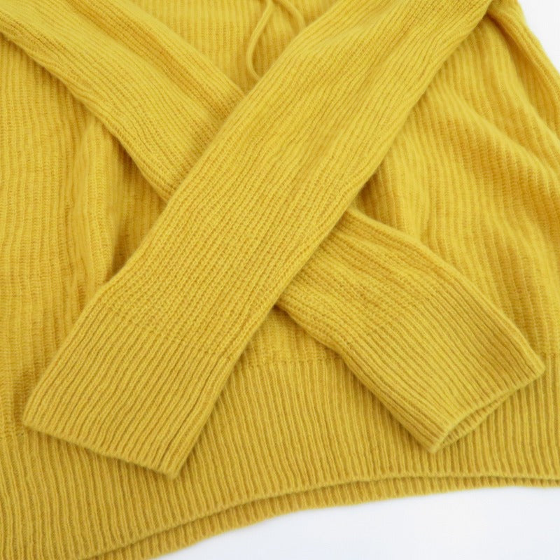 MONCLER | モンクレール GIROCOLLO CON CAPPUCCIO TRICOT ニット H10939G00002 イエロー サイズ：S【瀬戸大橋店】