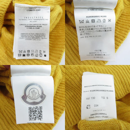 MONCLER | モンクレール GIROCOLLO CON CAPPUCCIO TRICOT ニット H10939G00002 イエロー サイズ：S【瀬戸大橋店】