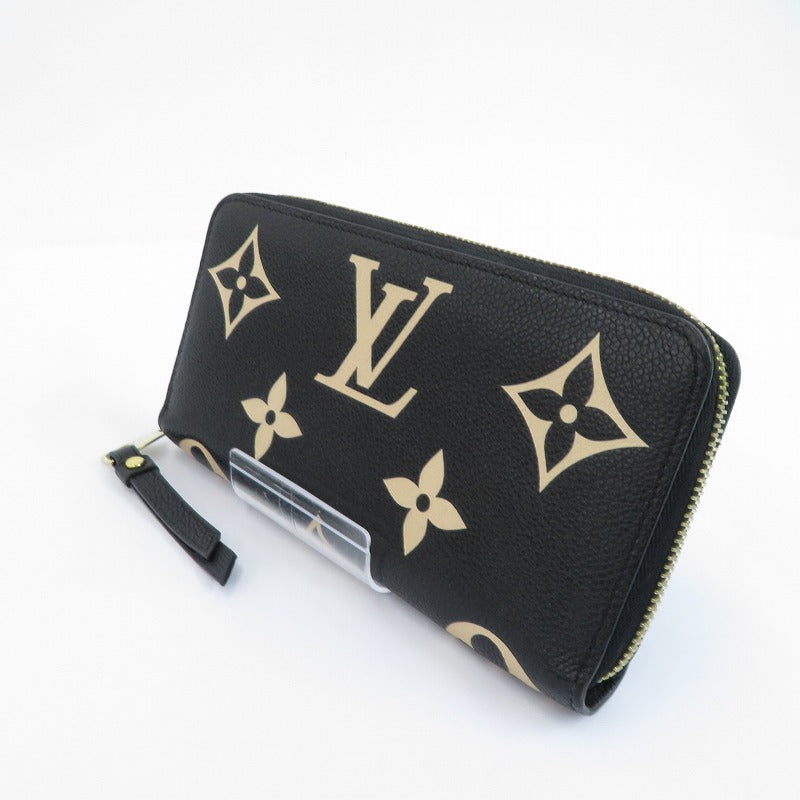 LOUIS VUITTON | ルイ・ヴィトン ジッピー・ウォレット バイカラー モノグラム アンプラント 長財布 M80481 ブラック【瀬戸大橋店】