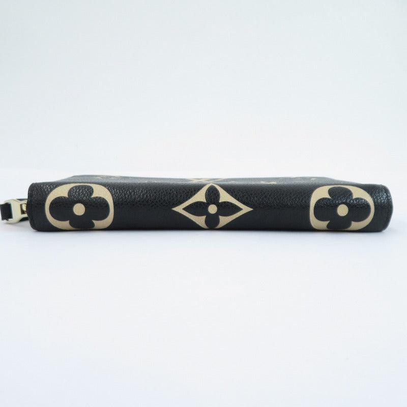 LOUIS VUITTON | ルイ・ヴィトン ジッピー・ウォレット バイカラー モノグラム アンプラント 長財布 M80481 ブラック【瀬戸大橋店】