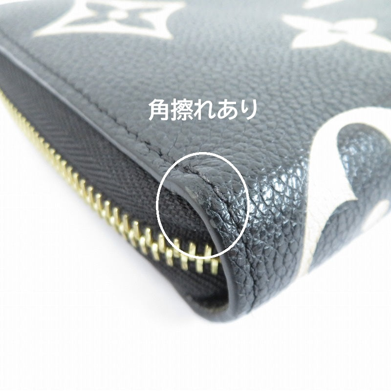 LOUIS VUITTON | ルイ・ヴィトン ジッピー・ウォレット バイカラー モノグラム アンプラント 長財布 M80481 ブラック【瀬戸大橋店】