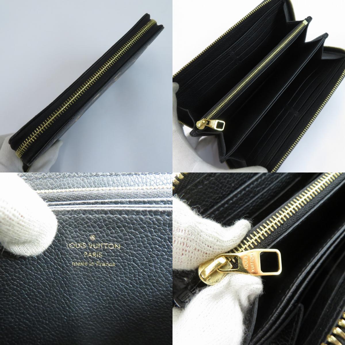 LOUIS VUITTON | ルイ・ヴィトン ジッピー・ウォレット バイカラー モノグラム アンプラント 長財布 M80481 ブラック【瀬戸大橋店】