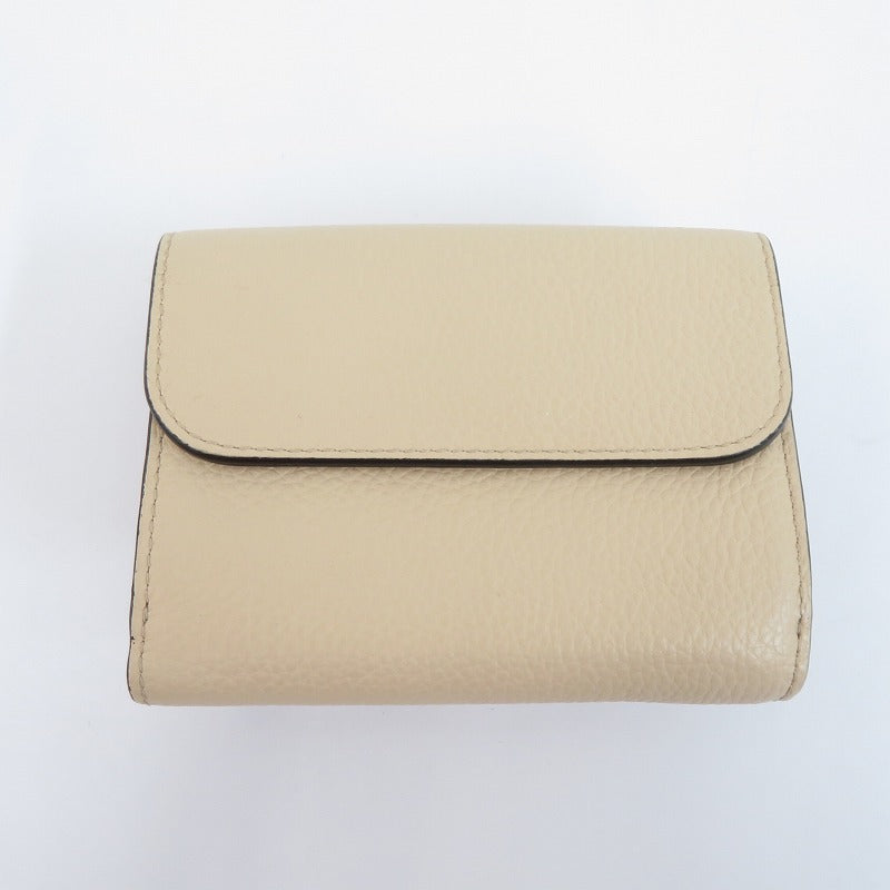 Chloe | クロエ アルファベット スモール トリフォールド ウォレット 三つ折り財布 CHC21WP945F576J5 ベージュ【瀬戸大橋店】