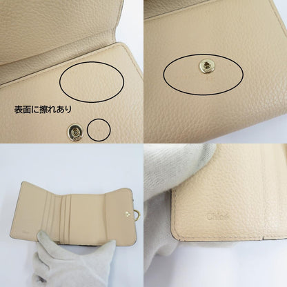 Chloe | クロエ アルファベット スモール トリフォールド ウォレット 三つ折り財布 CHC21WP945F576J5 ベージュ【瀬戸大橋店】